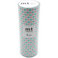 mt マスキングテープ 8P（8巻セット）スクエア [幅15mm×7m] MT08D カモ井加工紙