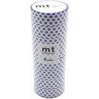 mt マスキングテープ 8P（8巻セット）ドット・ナイトブルー [幅15mm×7m] MT08D361R 1個 カモ井加工紙（直送品）