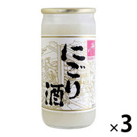 桃川 にごり酒カップ 200ml×3缶 日本酒