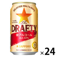 ノンアルコール 微アル サッポロ The DRAFTY 350ml 1ケース（24本） ビールテイスト飲料