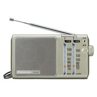 FM-AM 2バンドレシーバーラジオ RF-U155-S 1