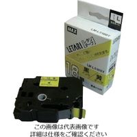 マックス（MAX） MAX ラベルプリンタ ビーポップミニ 18mm幅巻きつけテープ 黄地黒字 LM-L518BYS 1個 119-4893（直送品）