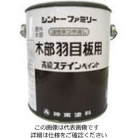 シントーファミリー シントー 高級ステインペイント カーキ 3L 5171-3.0 1セット（4缶） 851-2110（直送品）