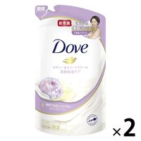 ダヴ(Dove) ボディウォッシュ(ボディソープ) ピオニー＆スイートクリーム 詰め替え  340g 2個
