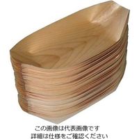 江部松商事（EBEMATSU） 経木舟皿（50枚入）9寸 約250×120 1組（50枚） 61-6707-79（直送品）