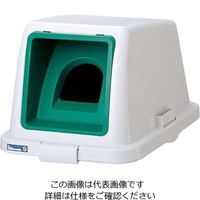 リス（RISU） カラー分類ボックス70L フタ ビンカン用 グリーン 1個 61-6745-46（直送品）