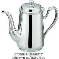 江部松商事（EBEMATSU） H 洋白 ウエスタン型 コーヒーポット 10人用 三種メッキ 1個 61-6795-21（直送品）