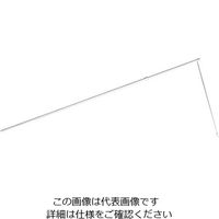 江部松商事（EBEMATSU） 幟用 スチール竿（伸縮自在）白 1個 61-6855-74（直送品）