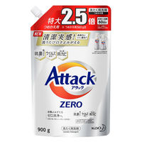 アタックゼロ（Attack ZERO） 抗菌プラス 詰め替え 特大 900g 1個 衣料用洗剤 花王