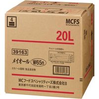 ケニス サニテーション用エタノール製剤 メイオール W65n (20L) 13470565 1箱（直送品）
