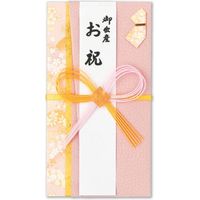 伊予結納センター 日本製 一般お祝用金封 花結び 花 ピンク V104-17 １セット（5枚：1枚×5）（直送品）