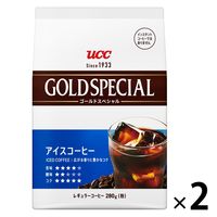 【コーヒー粉】UCC上島珈琲 ゴールドスペシャル アイスコーヒー 1セット（320g×2袋）