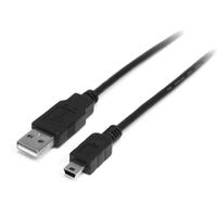 ミニUSB変換ケーブル 2m/USB-A オス-ミニ USB オス/USB mini-B ケーブル/480Mbps USB2HABM2M（直送品）