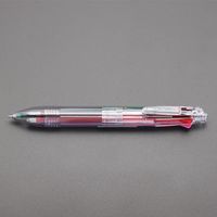 エスコ（esco） ［黒・赤・ピンク・青・緑・オレンジ］ 6色ボールペン 1セット（15本） EA765MG-510（直送品）