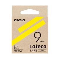 エスコ（esco） 9mm テープカートリッジ（黄に黒文字） 1セット（10個） EA761DR-513（直送品）