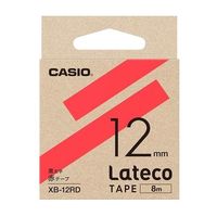 エスコ（esco） 12mm テープカートリッジ（赤に黒文字） 1セット（10個） EA761DR-524（直送品）