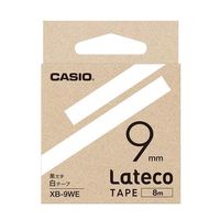エスコ（esco） 9mm テープカートリッジ（白に黒文字） 1セット（10個） EA761DR-511（直送品）