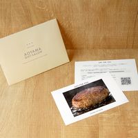 【手土産やお祝いの贈り物に】 北海道産牛 ハンバーグ ギフトカード スタンダード封筒（直送品）