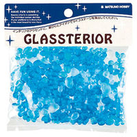 松野工業 日本製 ビー玉 ガラス玉 フロストグラスボール ブルー PG1406 １セット（約1200ｇ：約100ｇ×12）（直送品）