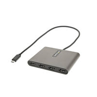 変換アダプタ 50cm USB Type-C[オス]-HDMI×4[メス] 4x1080P USBC2HD4 スターテック