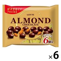 アーモンドチョコレートシェアパック 6個 ロッテ チョコレート