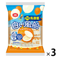 亀田製菓 白い風船ミルククリーム 18枚 1セット（3袋入）