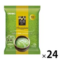 ぷるんと蒟蒻ゼリーパウチ プレミアム抹茶 24個 オリヒロ 栄養補助ゼリー