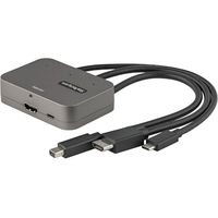 3in1 HDMIマルチ変換アダプタ/3入力(USB-C、mDP、HDMI)-1出力(HDMI)/4K60Hz CDPHDMDP2HD（直送品）