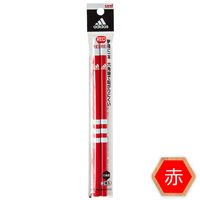 三菱鉛筆 アディダス　赤鉛筆　２本組　 K881AI2P 10セット（直送品）