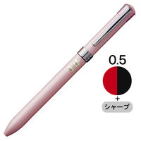 三菱鉛筆 ジェットストリームＦ　多機能ペン　２色+シャープ　0.5mm　シュガーピンク MSXE370105.13 2本（直送品）