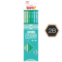 トンボ鉛筆 かきかた鉛筆 プレーンＮ０４ ２Ｂ　12本入 KB-KPN04-2B 2セット（直送品）