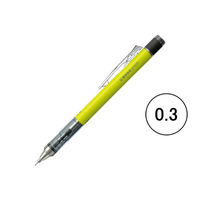 トンボ鉛筆 シャープペン モノグラフ 0.3mm ネオンイエロー DPA-135C 5本（直送品）