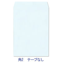 ハート 透けない封筒（ブルー） 角２ 100枚 XEP491 10セット（直送品）