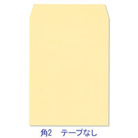 ハート 透けない封筒（クリーム） 角２ 100枚 XEP493 10セット（直送品）