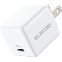 USB充電器 AC充電器 タイプCポート 小型 軽量 ホワイト MPA-ACCP22WH エレコム 1個（直送品）