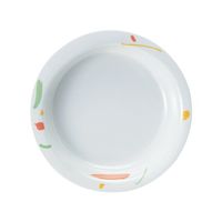 台和（Daiwa） シリコンゴム付き皿 主菜皿 7-5802　ナビスカタログ