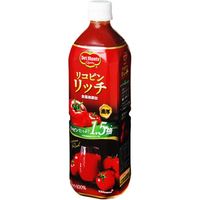 デルモンテ リコピンリッチ トマト飲料 ペット 900g×12 3338037 1ケース（12入）【野菜ジュース】（直送品）