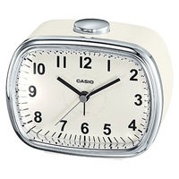 CASIO（カシオ計算機） アナログ 置き時計 ホワイト TQ-159-7JF 1個（取寄品）