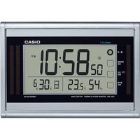 CASIO（カシオ計算機） ウェーブセプター 電波 デジタル掛け置き兼用時計 シルバー IDS-160J-8JF 1個（取寄品）