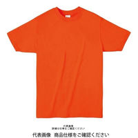 トムス ライトウエイトTシャツ オレンジ XL 00083-BBT-015-XL 　1セット(10枚：5枚×2)（わけあり品）