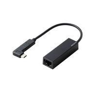 エレコム 有線LANアダプタ/Giga対応/USB3.1/Type-C/L字コネクタ付 EDC-GUC3L