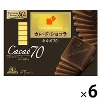 カレ・ド・ショコラ＜カカオ70＞ 6箱 森永製菓 チョコレート