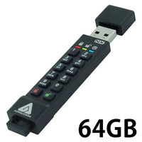 Apricorn Aegis Secure Key 3NX - USB3.0 Flash Drive ASK3-NX-64GB（直送品）