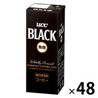UCC上島珈琲 BLACK無糖200ml 503873 1セット（48本）