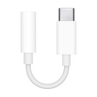 Apple純正 USB Type-C - 3.5 mmオーディオ端子 変換アダプタ イヤホンジャック変換 1個 ホワイト