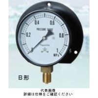 右下精器製造 セール 普通型圧力計 一般圧力計 【SALE／94%OFF】 蒸気用 M 直送品 1個 8-75X0.1MPA BMT3