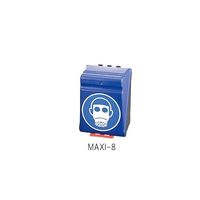 アズワン 防毒マスク用安全保護用具保管ケース ブルー 1個 3-7122-08（直送品）