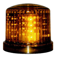 トーアン 制御機器 灯 LED回転灯（マグネット・乾電池式） 黄色 32-304 1個（直送品）