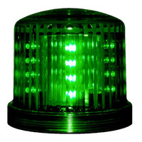 トーアン 制御機器 灯 LED回転灯（マグネット・乾電池式） 緑色 32-306 1個（直送品）
