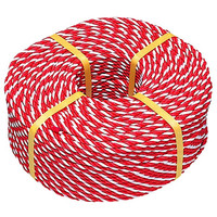 トーアン 紅白ロープ 9φ×200m 34-171 1本（200m）（直送品）